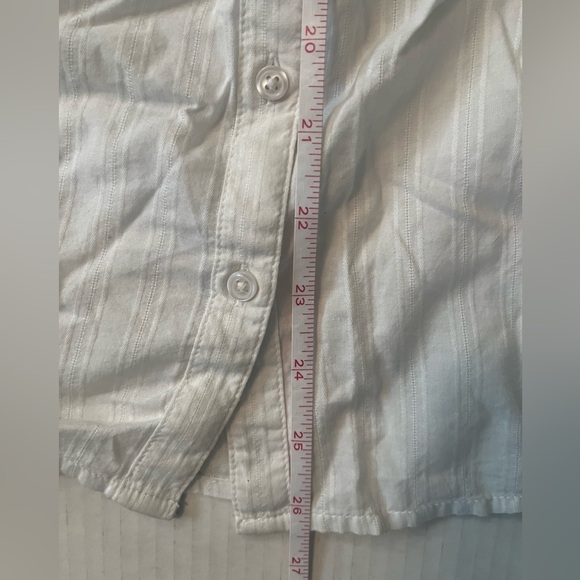 DENVER HAYES Women's 100% Cotton Button-Down Blouse, Sz L - Picture 10 of 10